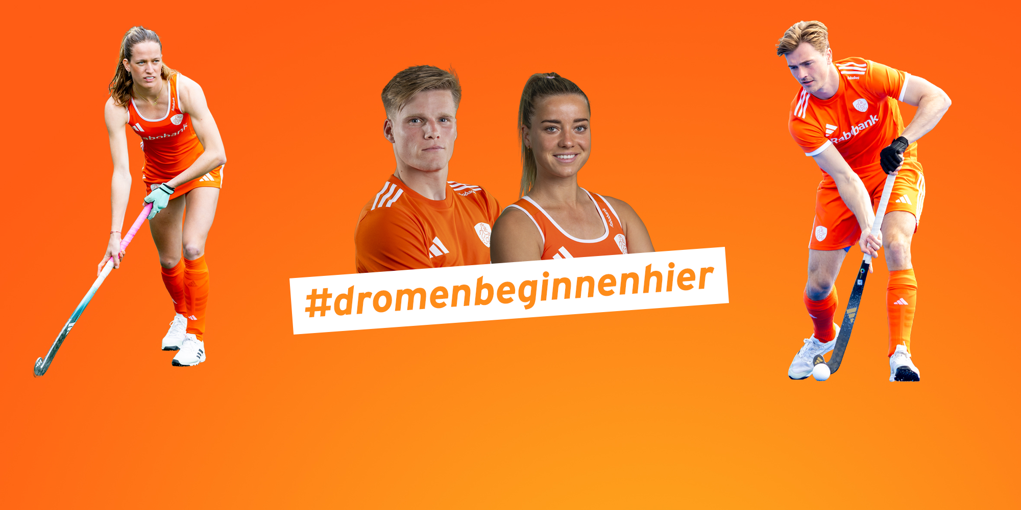 Campagne Oranje helden: #dromenbeginnenhier